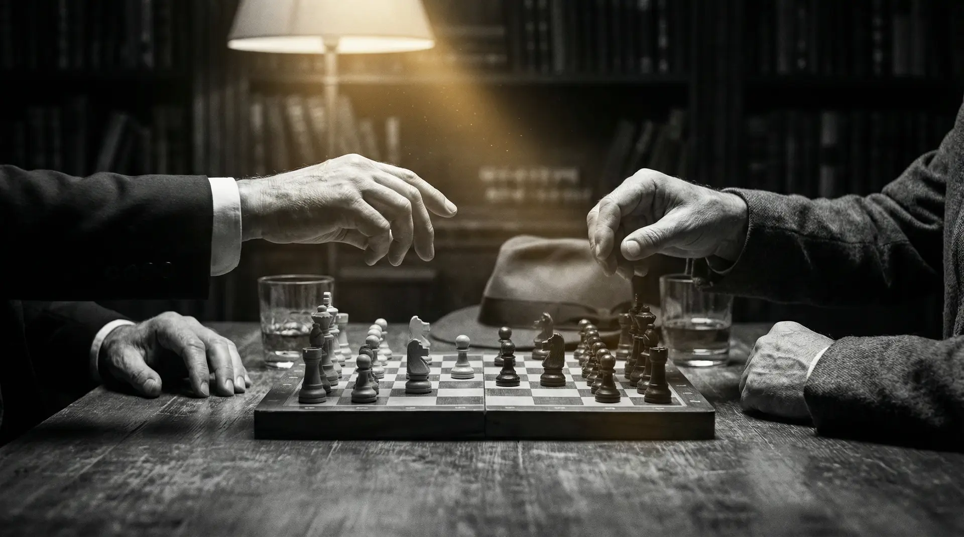 绿色椅子百度影音 艺术探索系列 - 非线性叙事，棋盘上的对弈象征命运的交错